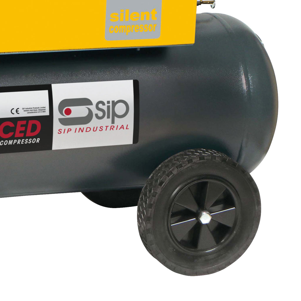 SIP SILENCED PB3800/3M/100 100L Silenced Piston Air Compressor, 3hp (06219)