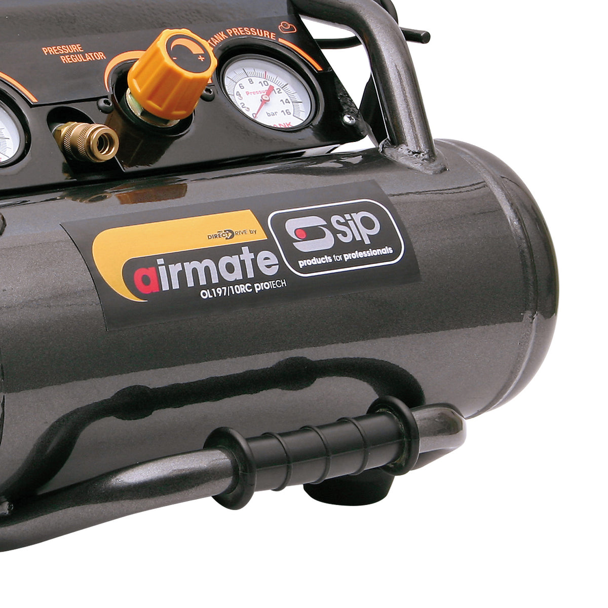 SIP AIRMATE OL197/10RC 10L Direct Drive Compressor, 1.5hp 110V (06256)