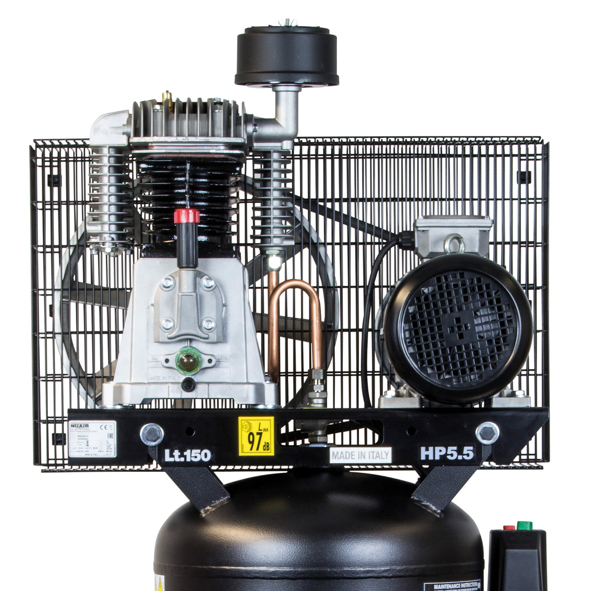 SIP AIRMATE VN5.5/150-TB 150L Vertical Belt Drive Air Compressor, 5.5hp (06335)