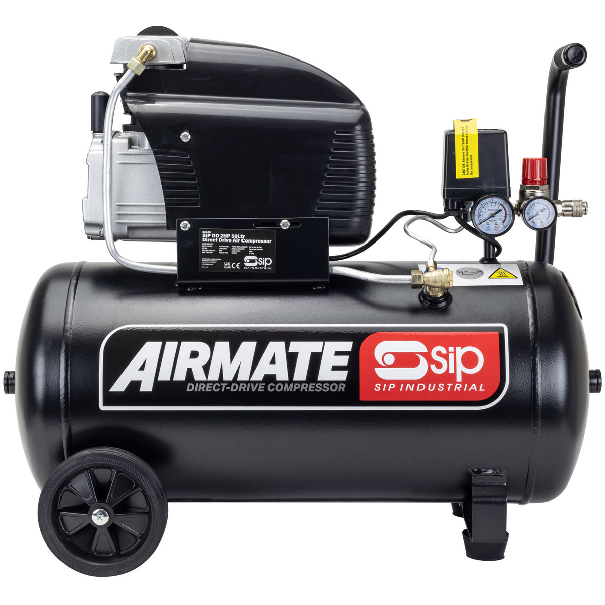 SIP AIRMATE DD 50L Direct Drive Air Compressor, 2hp (06459)