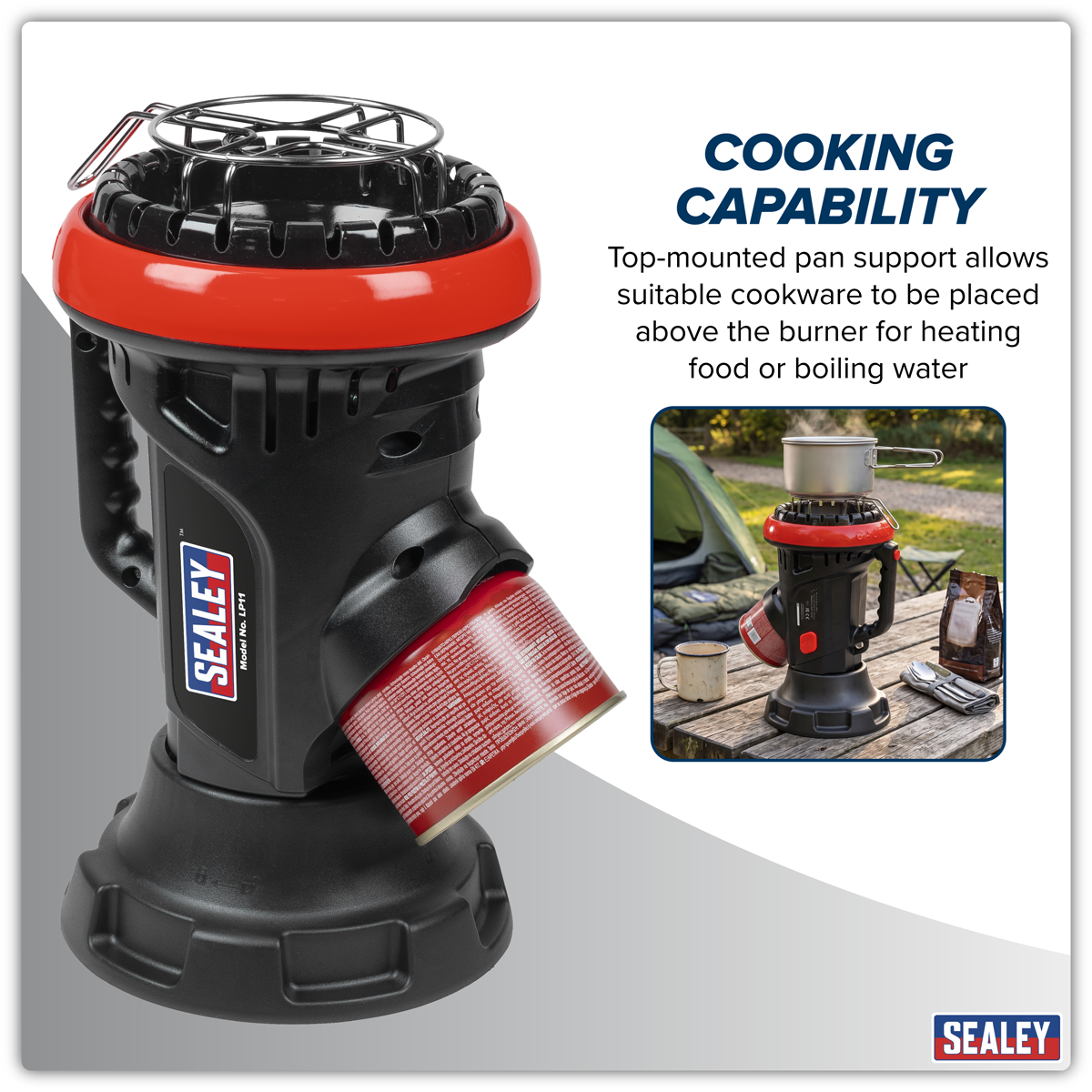 Space Warmer® Portable Propane Heater & Stove 4000Btu (LP11)