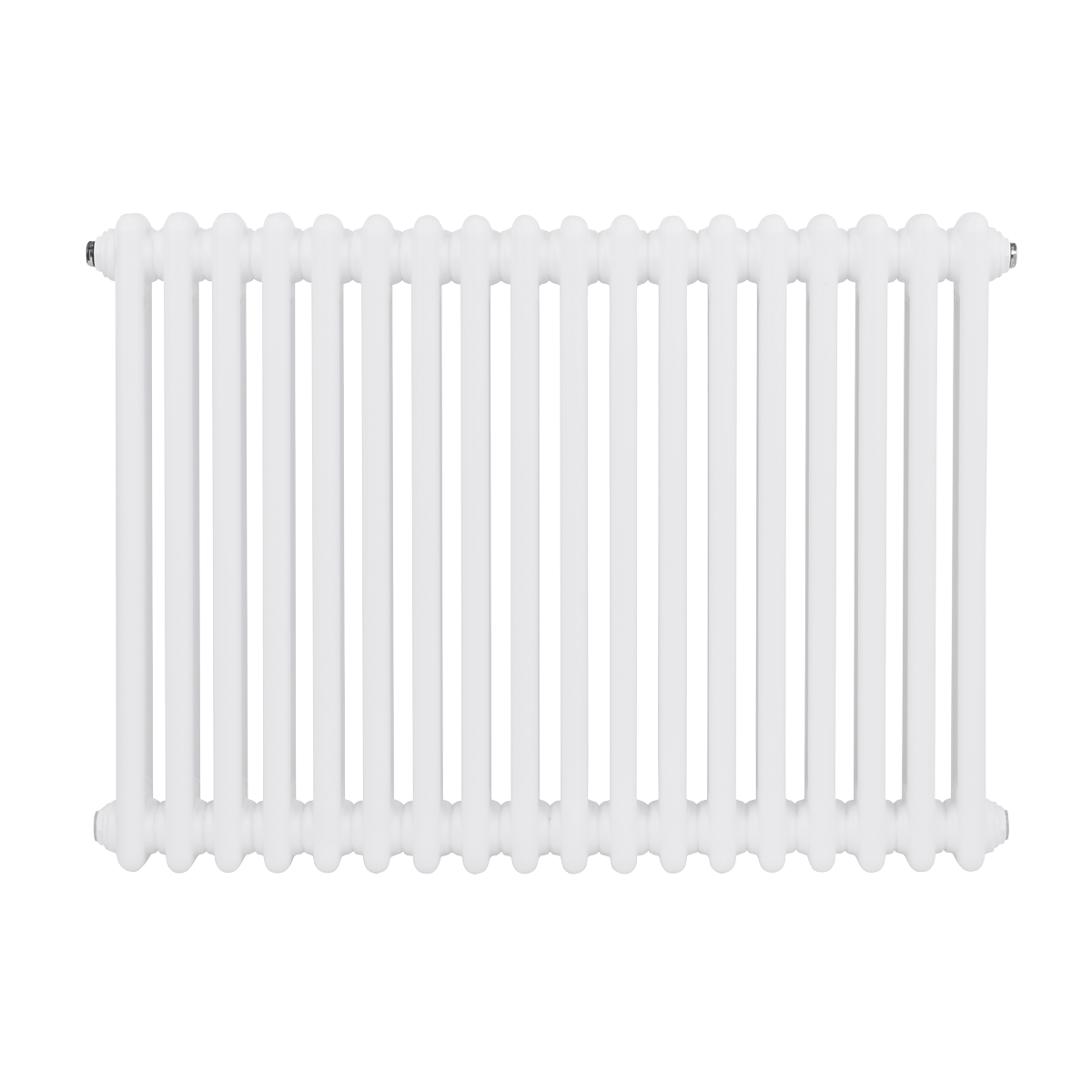 Baridi Horizontal Traditional 2 Column Radiator 600 x 832mm – White