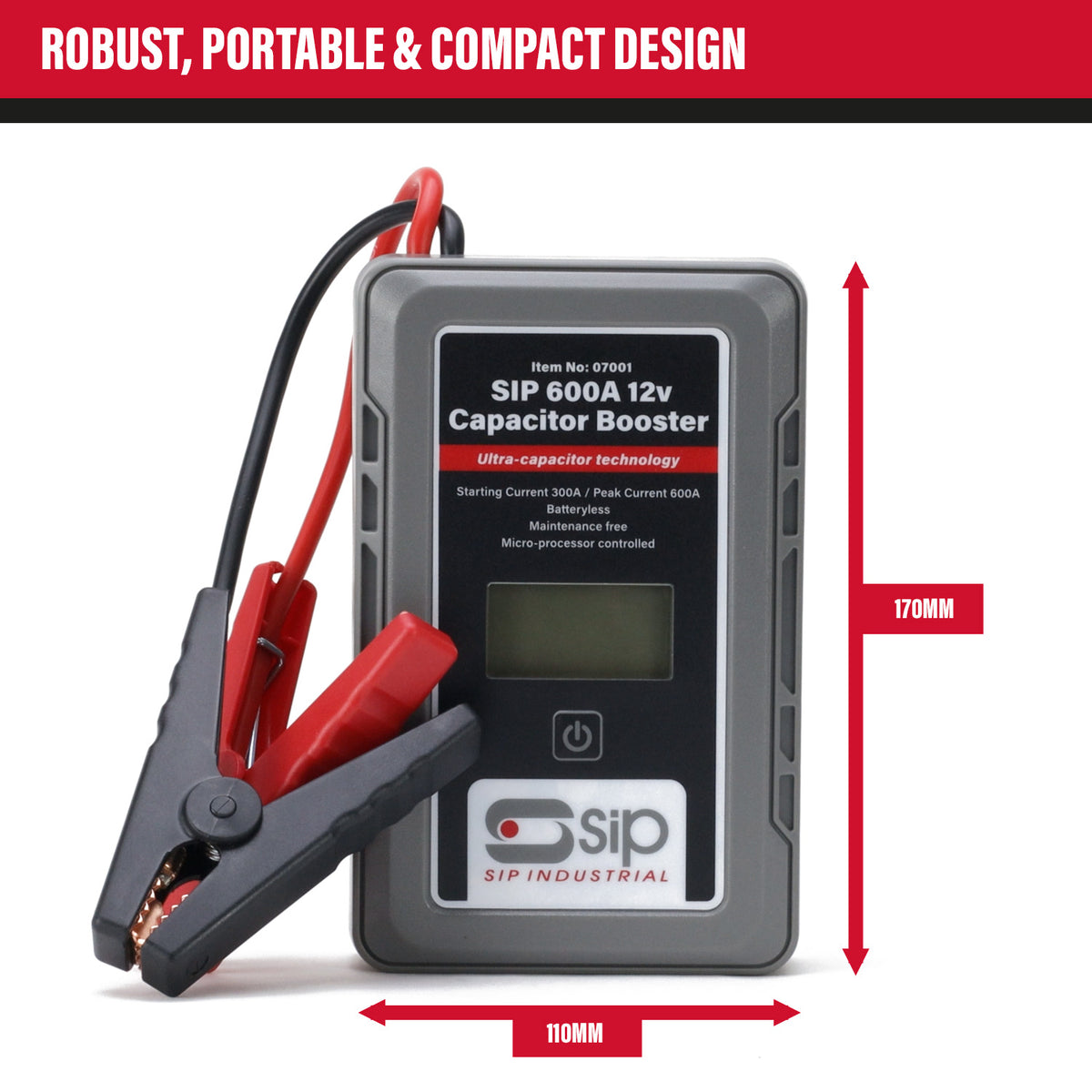 SIP 600A 12v Capacitor Booster