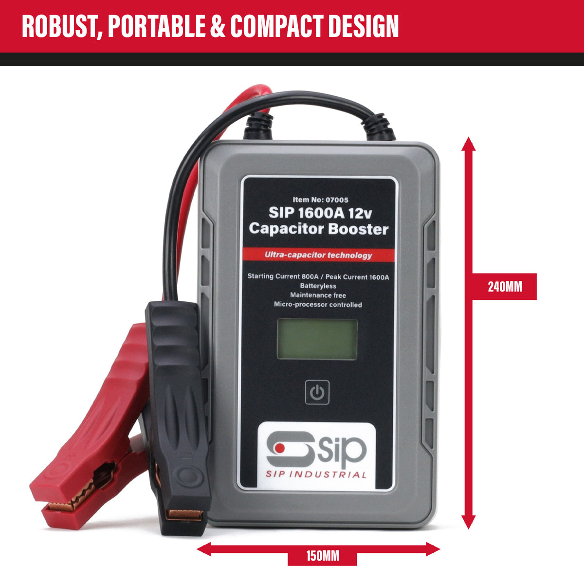 SIP 1600A 12v Capacitor Booster
