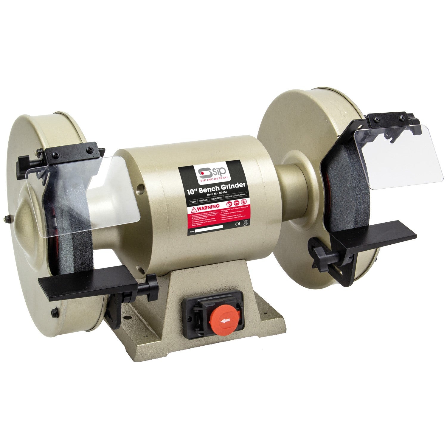 SIP Professional Bench Grinder, 250mm Diameter, 750W