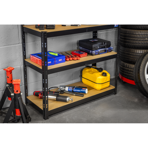 Steel Workbench with Pegboard 1m