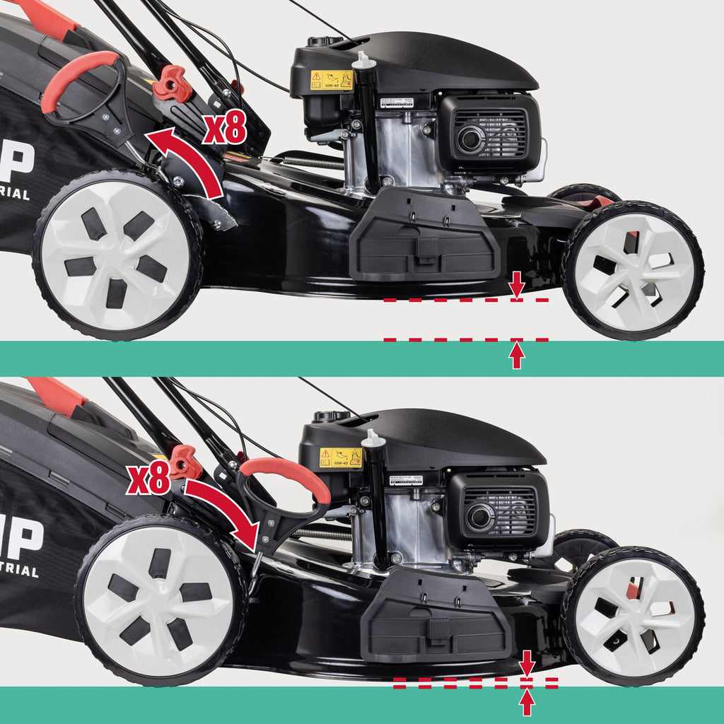 SIP HONDA-Powered Self-Propelled Petrol Lawnmower, 56cm, 201cc (08228)