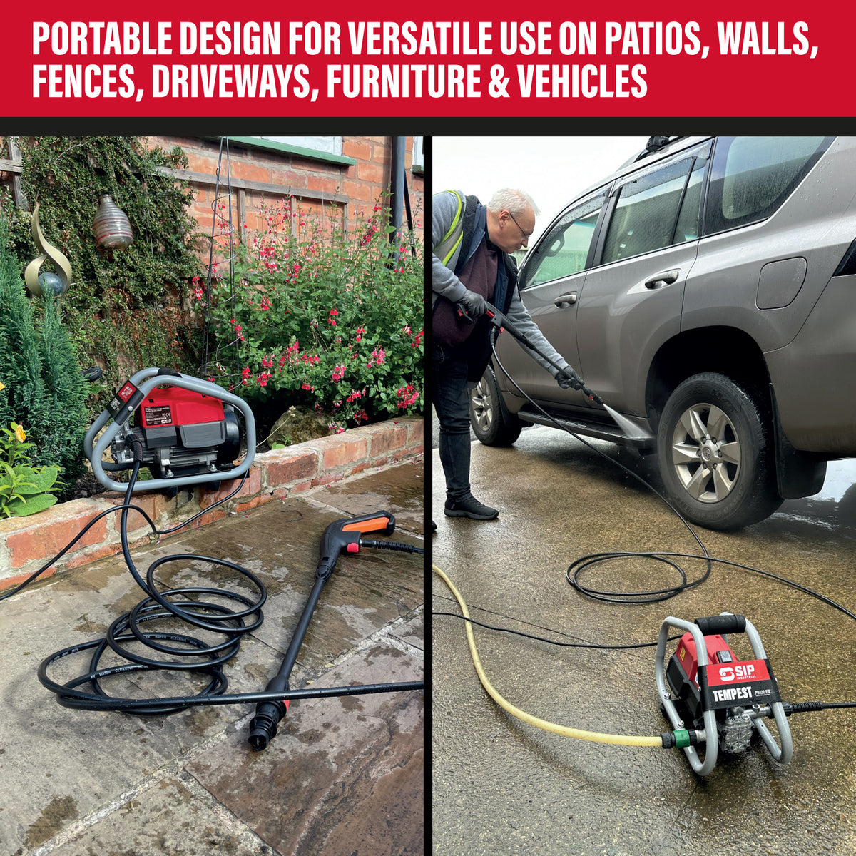 SIP TEMPEST® PW420/150 Wall-Mountable Electric Pressure Washer