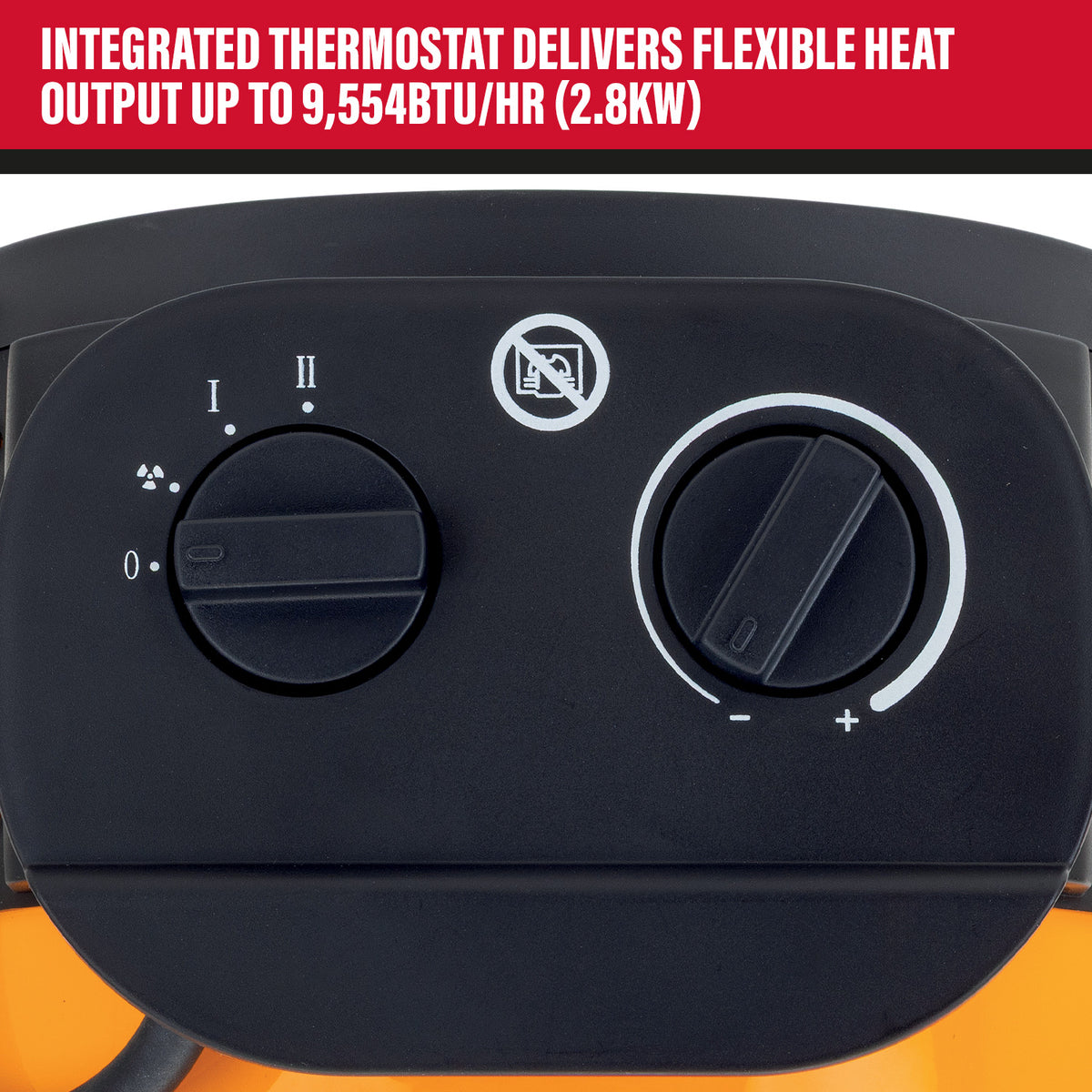 SIP FIREBALL Turbofan 3001 Electric Fan Heater, 2800W (09215)