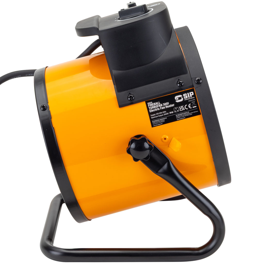 SIP FIREBALL Turbofan 3001 Electric Fan Heater, 2800W (09215)