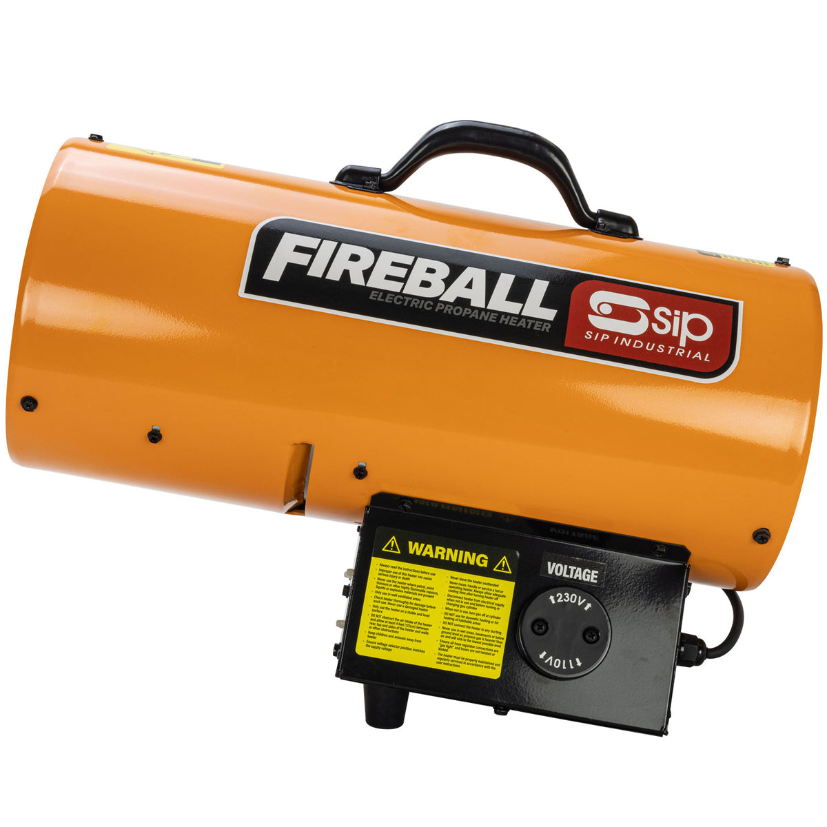SIP FIREBALL DV85 Dual Voltage Propane Space Heater, 85,500BTU/hr (09231)