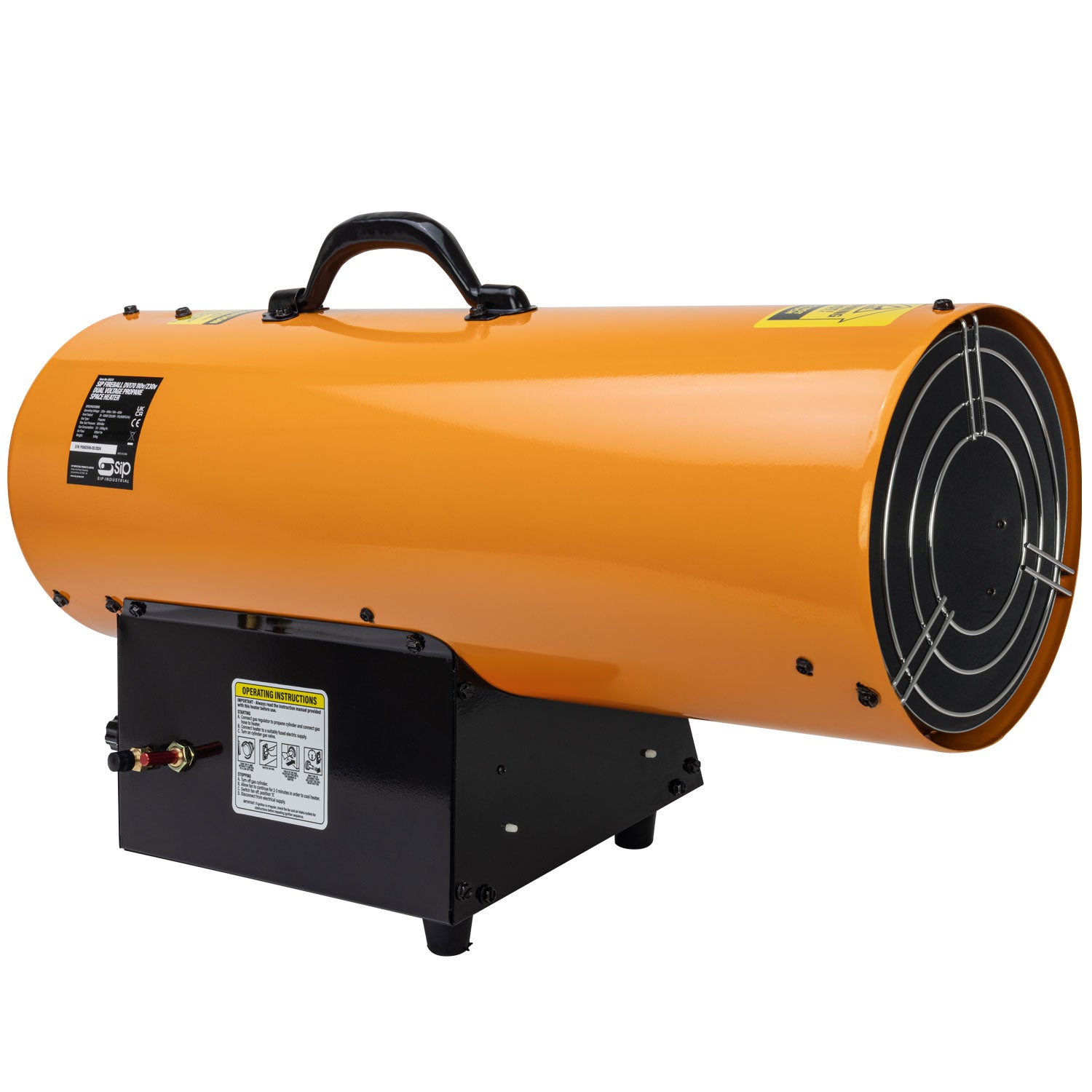 SIP FIREBALL DV170 Dual Voltage Propane Space Heater, 170,000BTU/hr (09233)