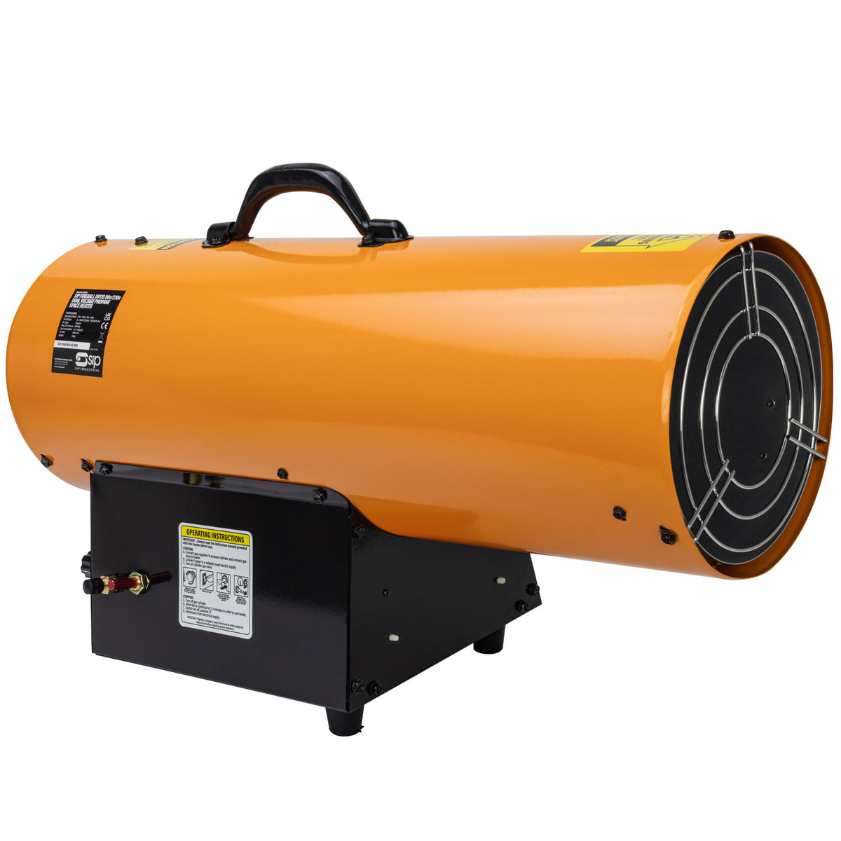SIP FIREBALL DV170 Dual Voltage Propane Space Heater, 170,000BTU/hr (09233)