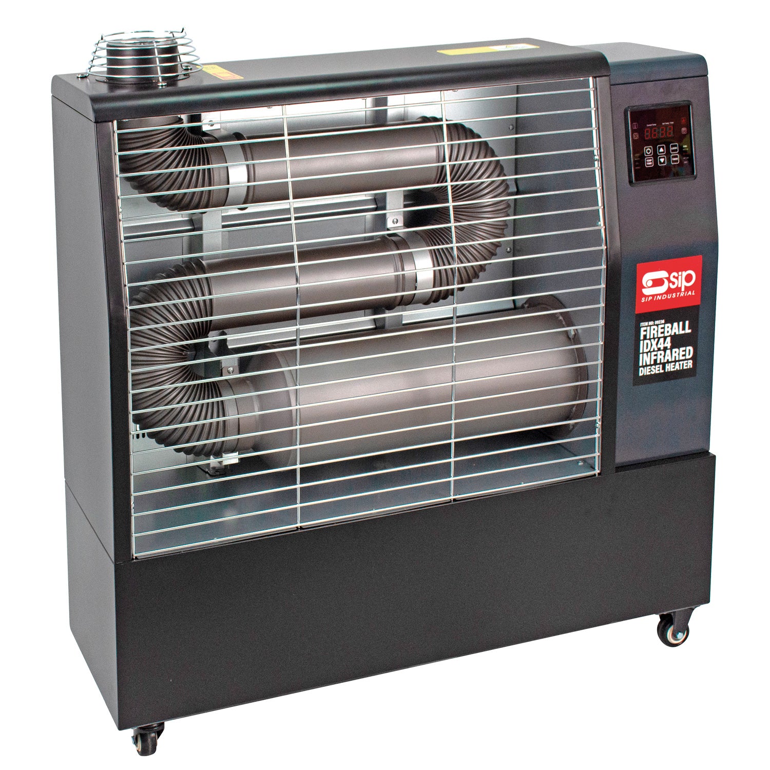 SIP FIREBALL IDX44 Industrial Infrared Diesel Heater with Flue Kit (09236A)
