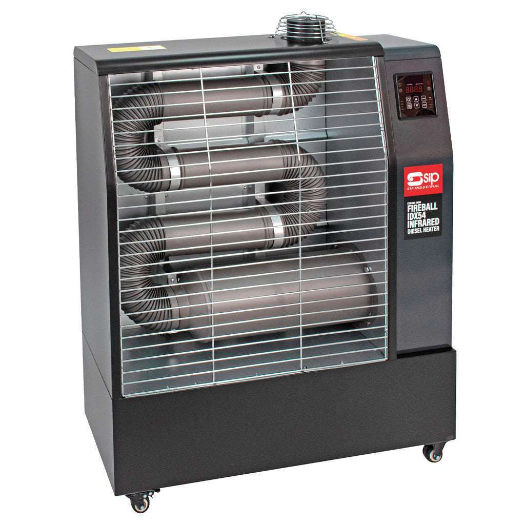 SIP FIREBALL IDX54 Industrial Infrared Diesel Heater with Flue Kit (09241A)