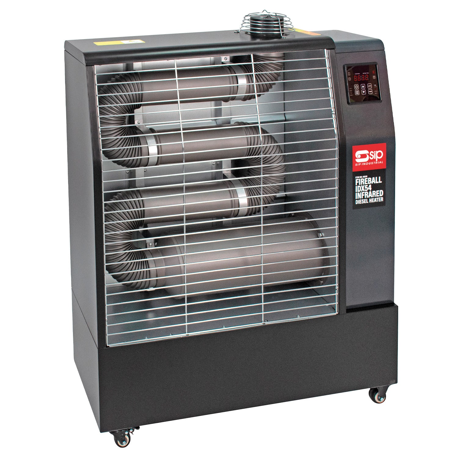 SIP FIREBALL IDX54 Industrial Infrared Diesel Heater with Flue Kit (09241A)