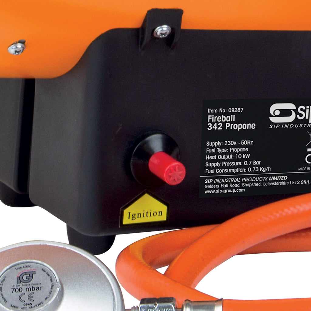 SIP FIREBALL 342 Propane Space Heater, 35,121BTU/hr (09287)