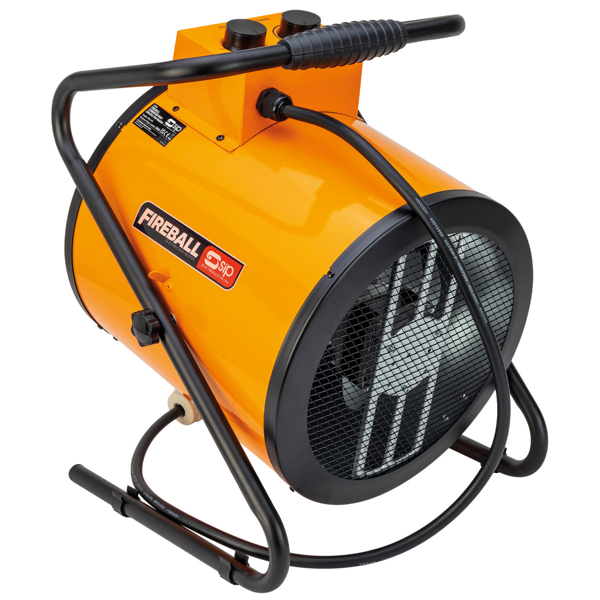 SIP FIREBALL Turbofan 9001 Electric Fan Heater, 9000W (09299)
