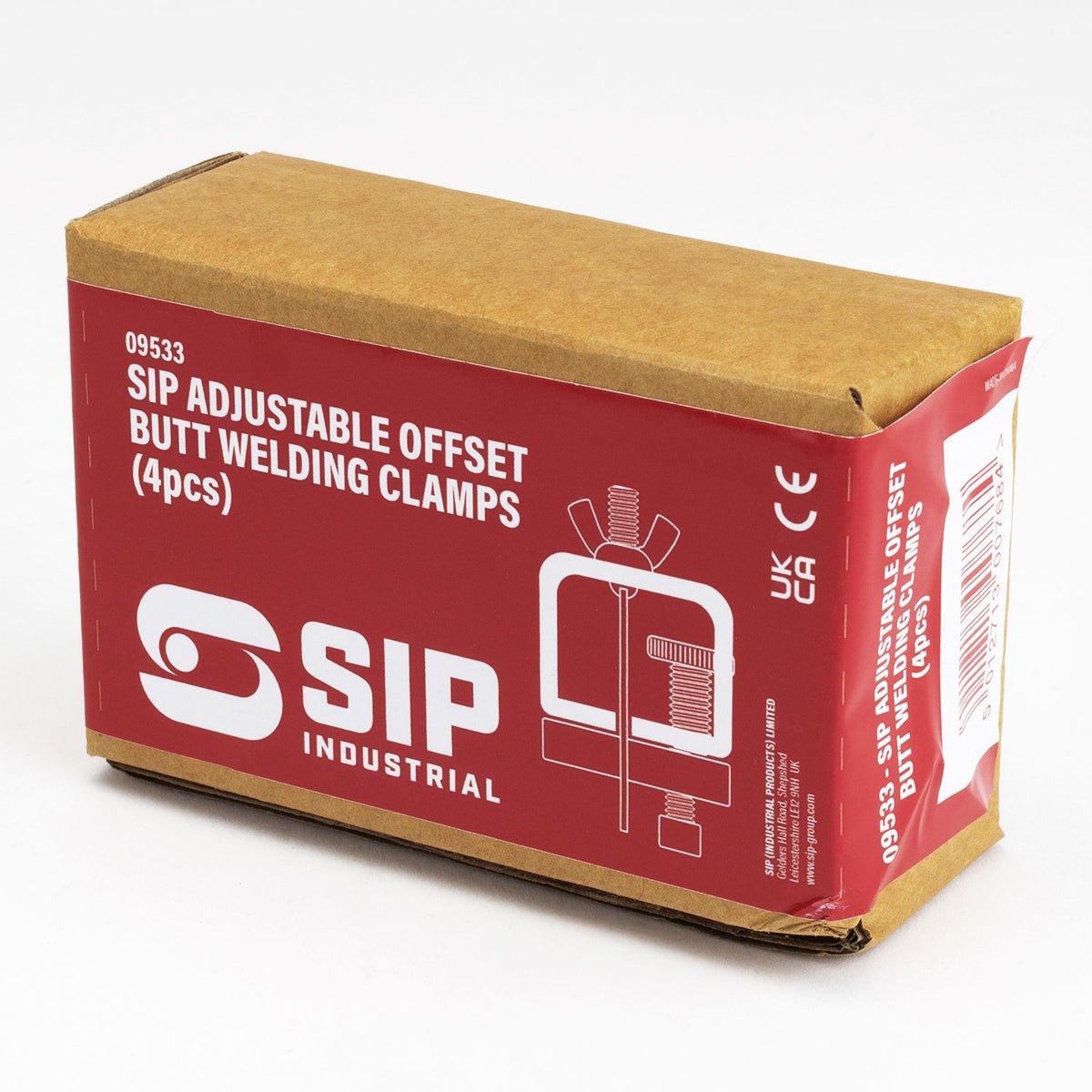 SIP 4pc Adjustable Offset Butt Welding Clamps