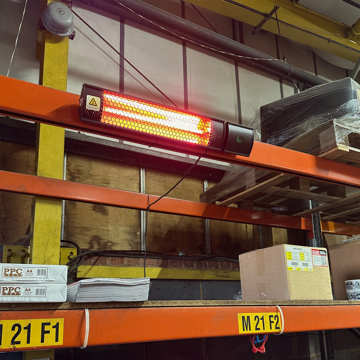 SIP Halogen Infrared Heater with Remote Control, 2000W (09586)