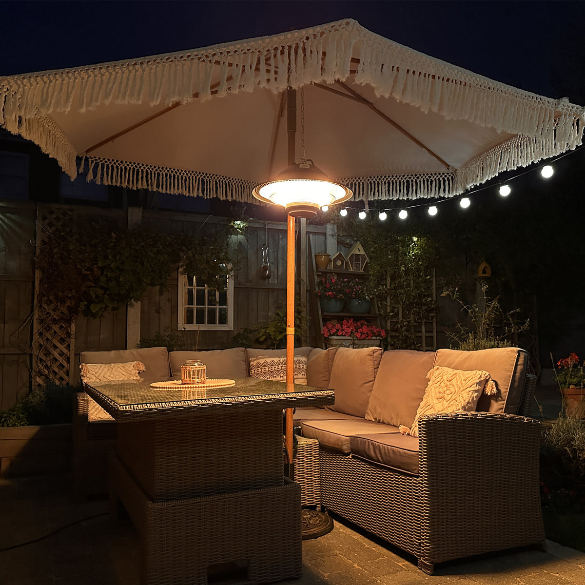 SIP Hanging Halogen Infrared Heater with Remote Control, 1500W (09587)
