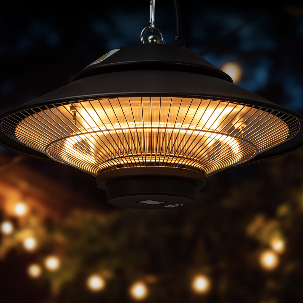 SIP Hanging Halogen Infrared Heater with Remote Control, 1500W (09587)
