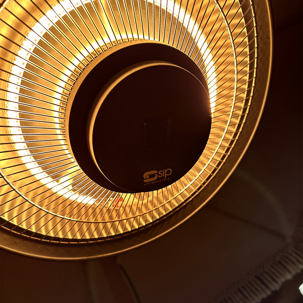 SIP Hanging Halogen Infrared Heater with Remote Control, 1500W (09587)
