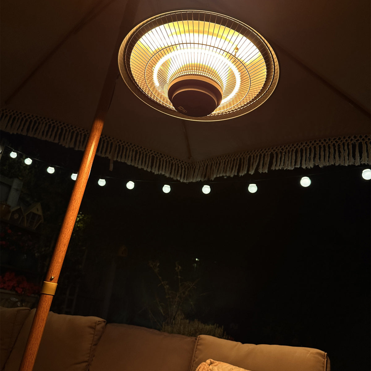 SIP Hanging Halogen Infrared Heater with Remote Control, 1500W (09587)