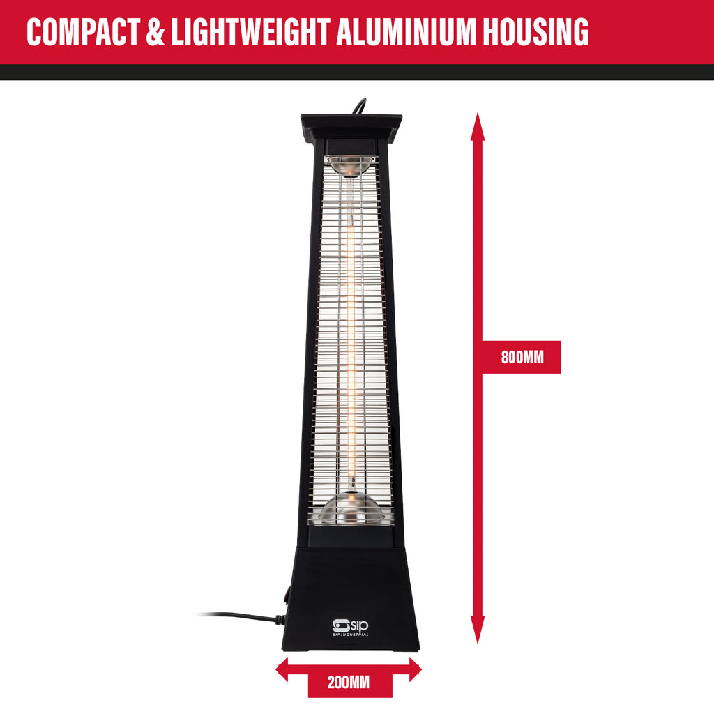 SIP Pyramid Halogen Infrared Heater, 2000W (09588)