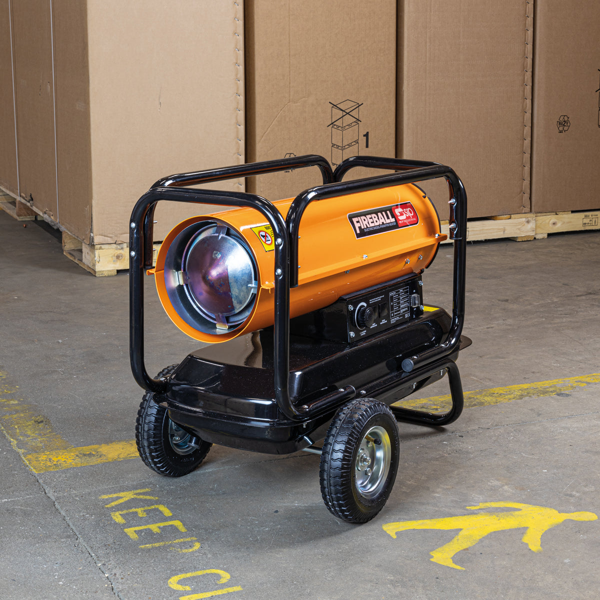 SIP FIREBALL XD75 Diesel/Paraffin Space Heater, 75,000BTU/hr (09592)