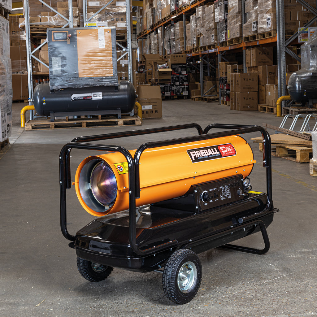 SIP FIREBALL XD140 Diesel/Paraffin Space Heater, 140,000BTU/hr (09594)