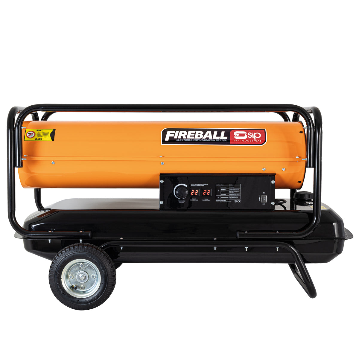 SIP FIREBALL XD215 Diesel/Paraffin Space Heater, 215,000BTU/hr (09596)