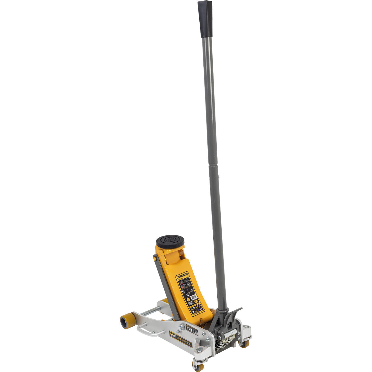 WINNTEC® Aluminium/Steel Trolley Jack with Turbo-Lift, 2 Tonne (09707)