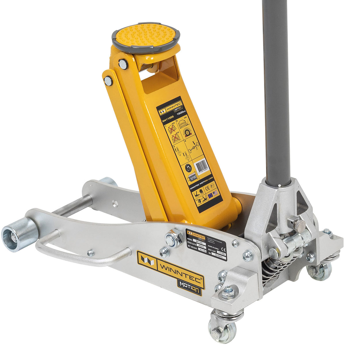 WINNTEC® 1.5 Ton Aluminium / Steel Trolley Jack