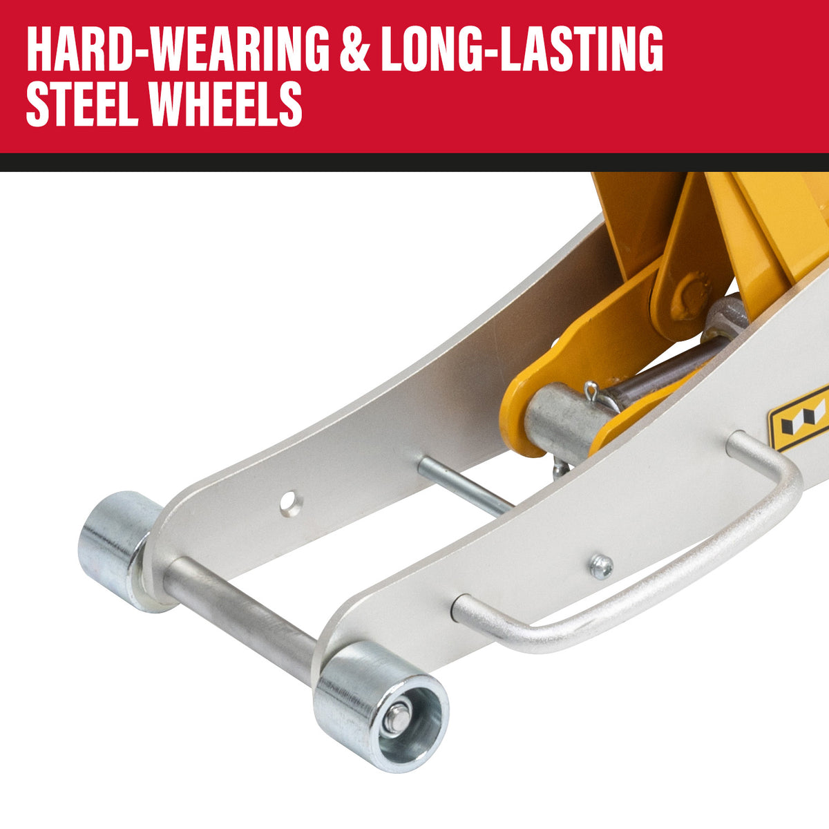 WINNTEC® Aluminium/Steel Trolley Jack with Turbo-Lift, 1.5 Tonne (09708)