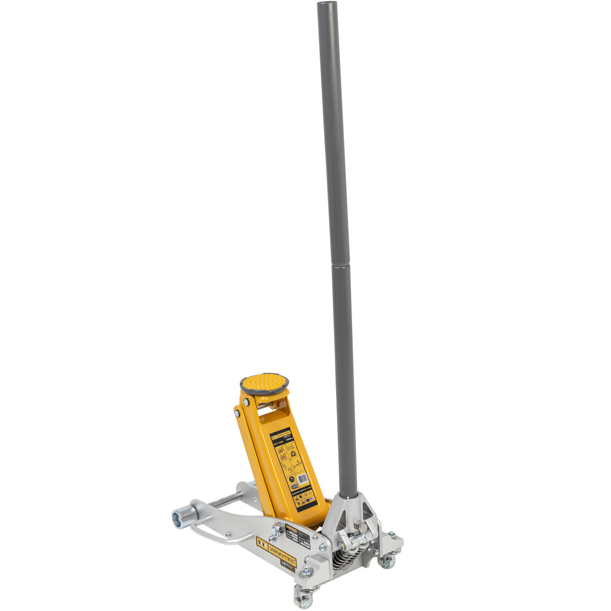 WINNTEC® Aluminium/Steel Trolley Jack with Turbo-Lift, 1.5 Tonne (09708)