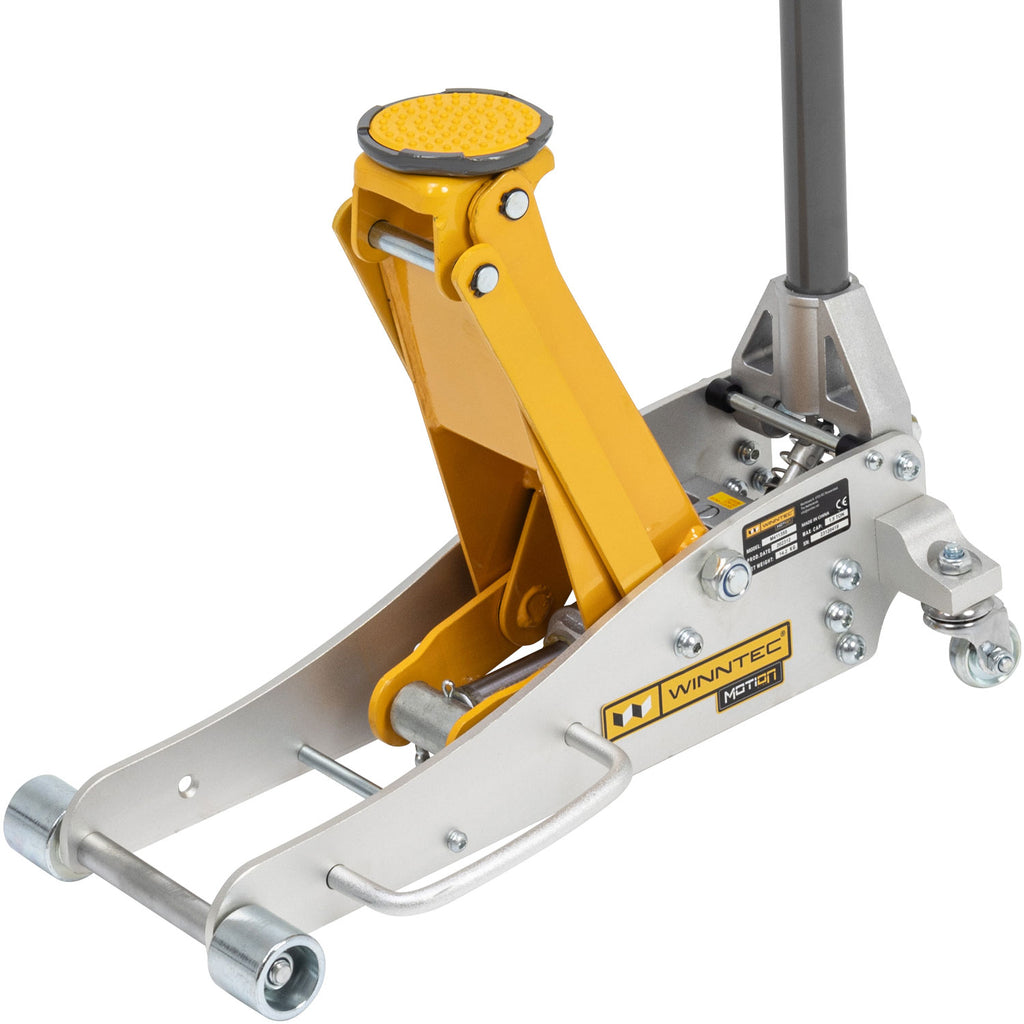 WINNTEC® Aluminium/Steel Trolley Jack with Turbo-Lift, 1.5 Tonne (09708)