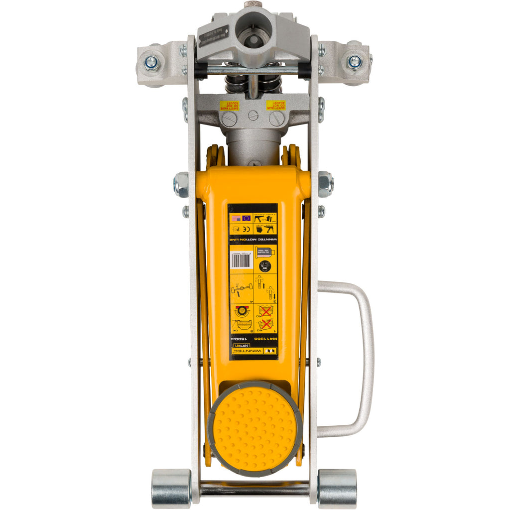 WINNTEC® Aluminium/Steel Trolley Jack with Turbo-Lift, 1.5 Tonne (09708)