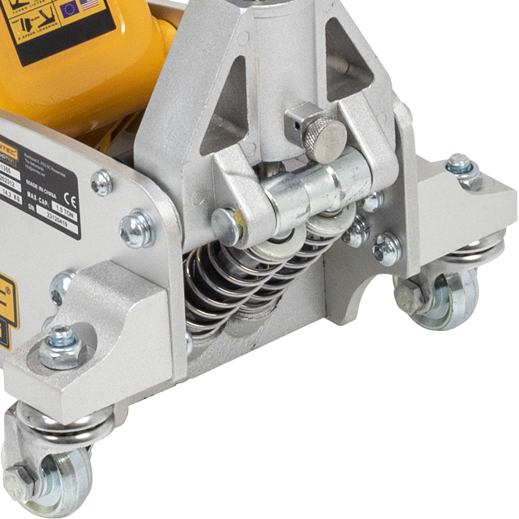 WINNTEC® Aluminium/Steel Trolley Jack with Turbo-Lift, 1.5 Tonne (09708)