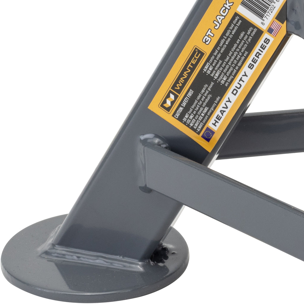 WINNTEC® Low Profile Pin Jack Axle Stands, 3 Tonne (09850)