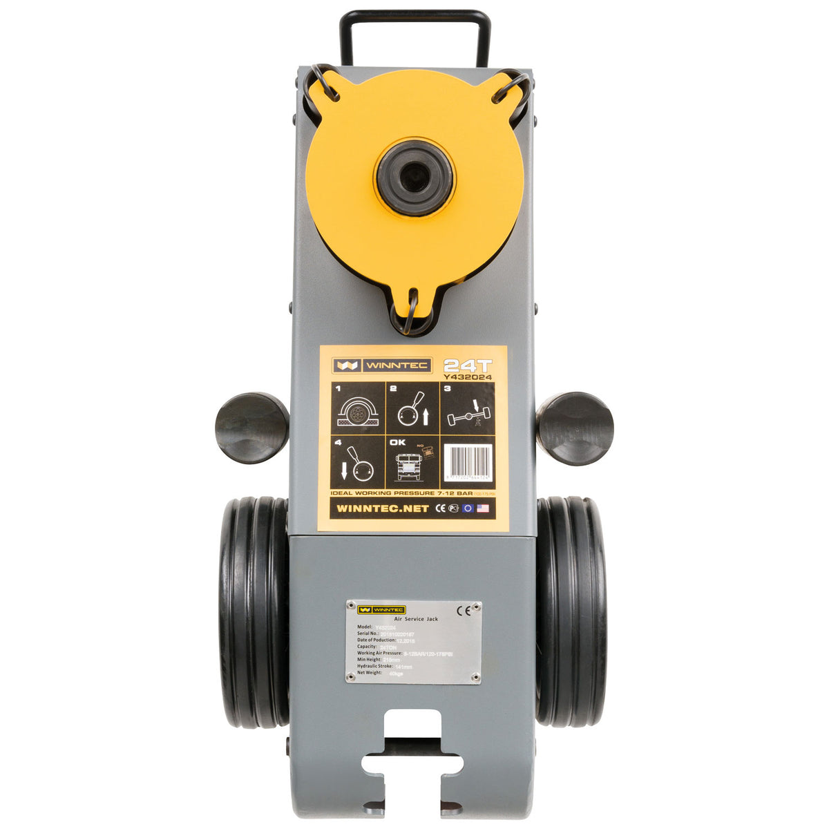 WINNTEC® Air Operated Trolley Jack, 24 Tonne (09890)