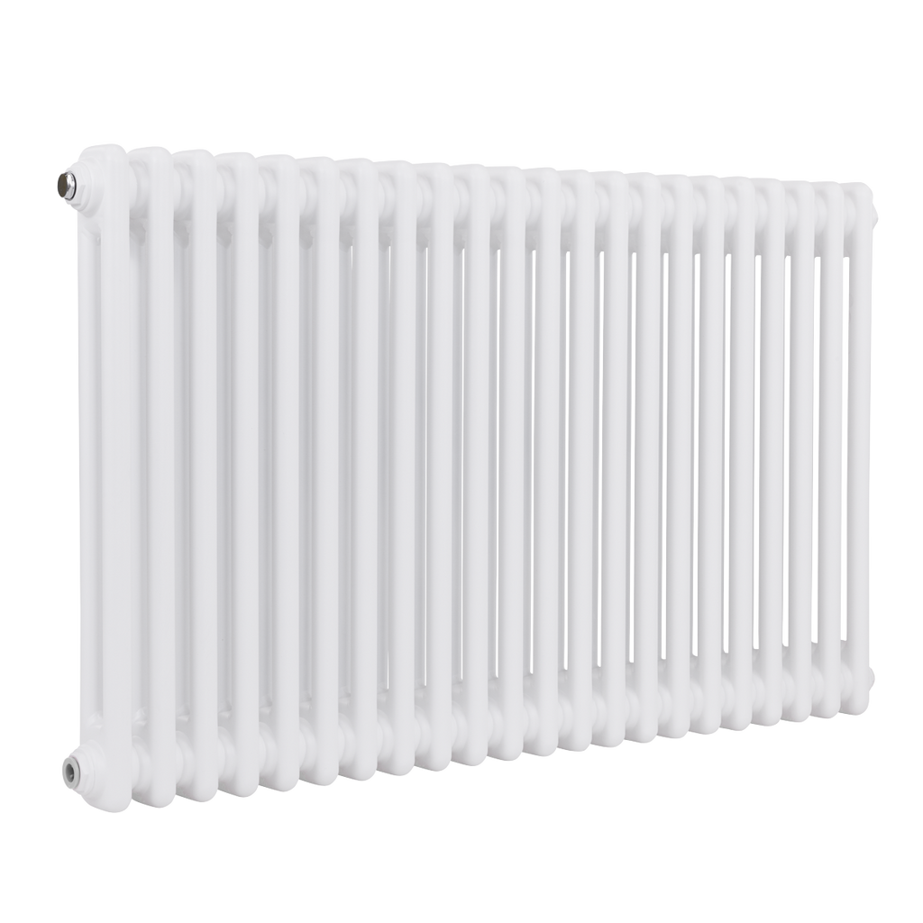 Baridi Horizontal Traditional 2 Column Radiator 600 x 1012mm – White
