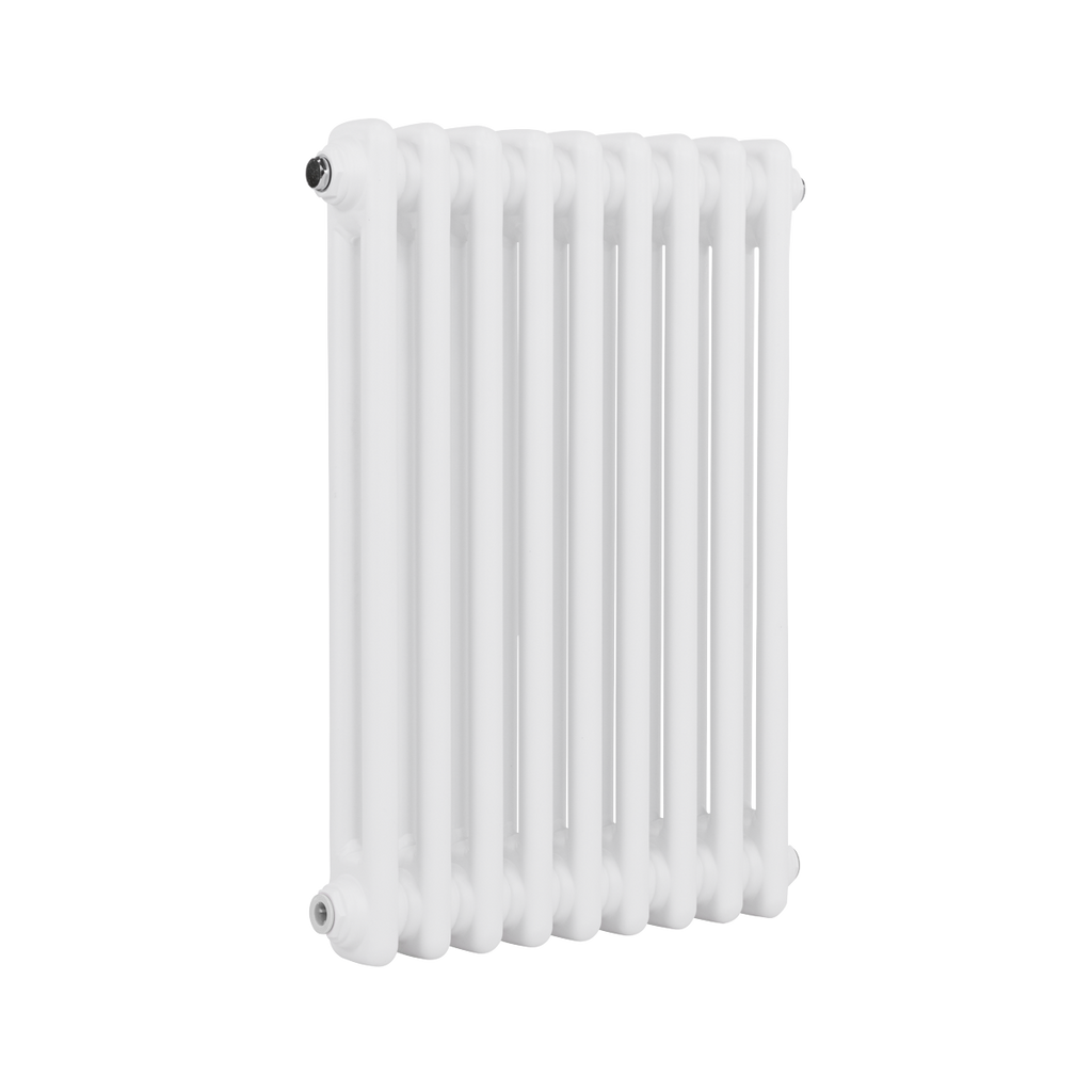 Baridi Horizontal Traditional 2 Column Radiator 600 x 427mm – White