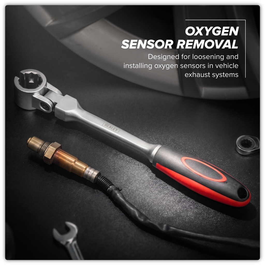 Oxygen Sensor Wrench 22mm Hex & 24mm 12-Point (SX0223)