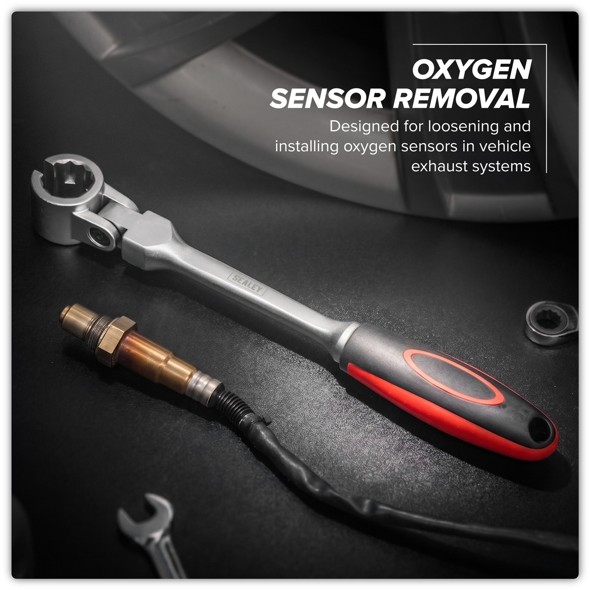 Oxygen Sensor Wrench 22mm Hex & 24mm 12-Point (SX0223)