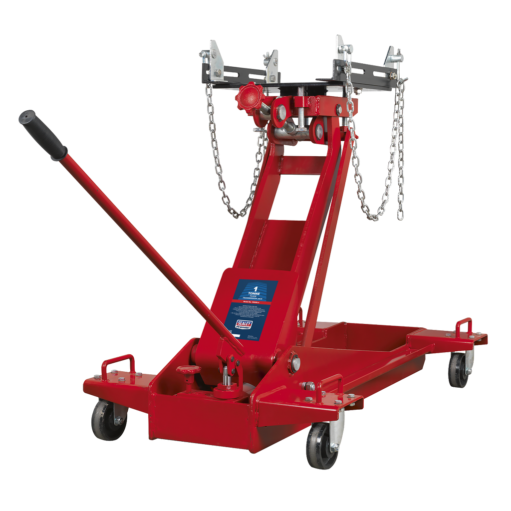 Sealey 1000E Floor Transmission Jack, 1 Tonne Capacity