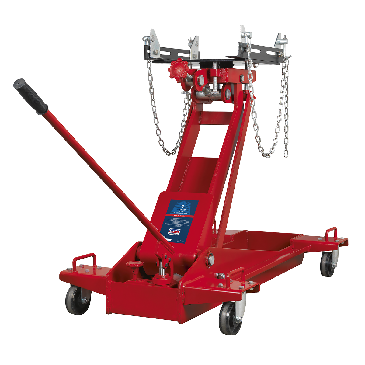 Sealey 1000E Floor Transmission Jack, 1 Tonne Capacity