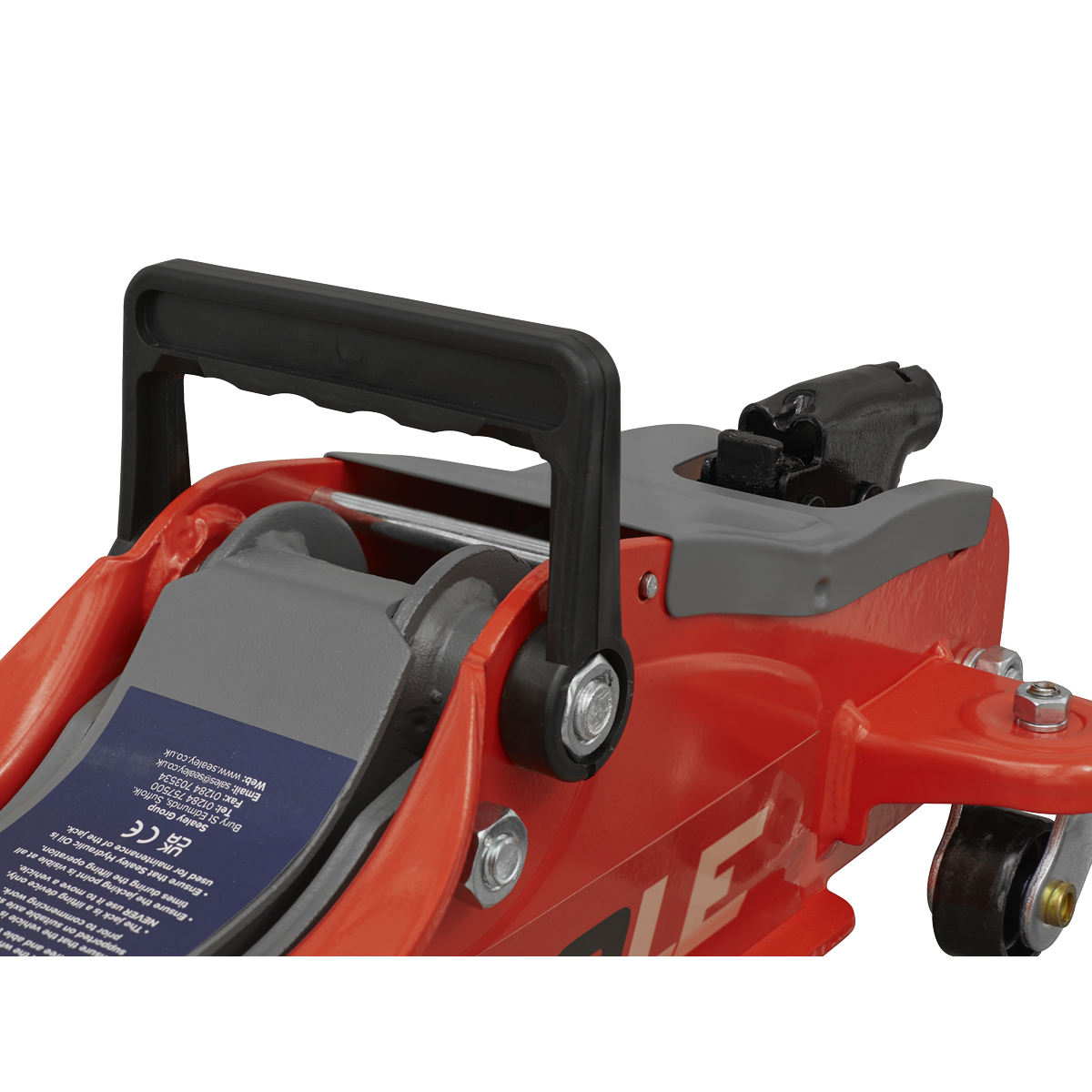Low Profile Short Chassis Trolley Jack, 2 Tonne, Red (1020LE)