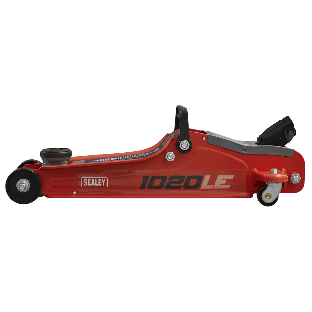 Low Profile Short Chassis Trolley Jack, 2 Tonne, Red (1020LE)
