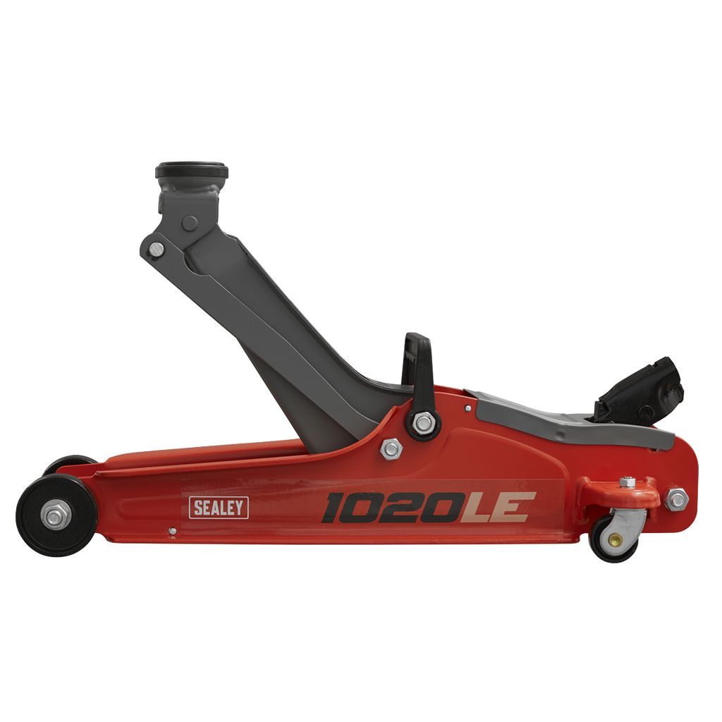 Low Profile Short Chassis Trolley Jack, 2 Tonne, Red (1020LE)